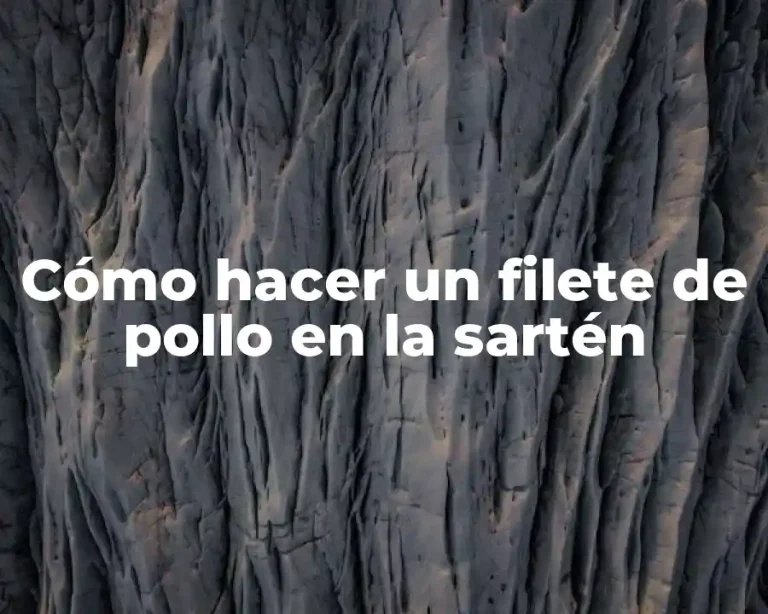 Cómo hacer un filete de pollo en la sartén