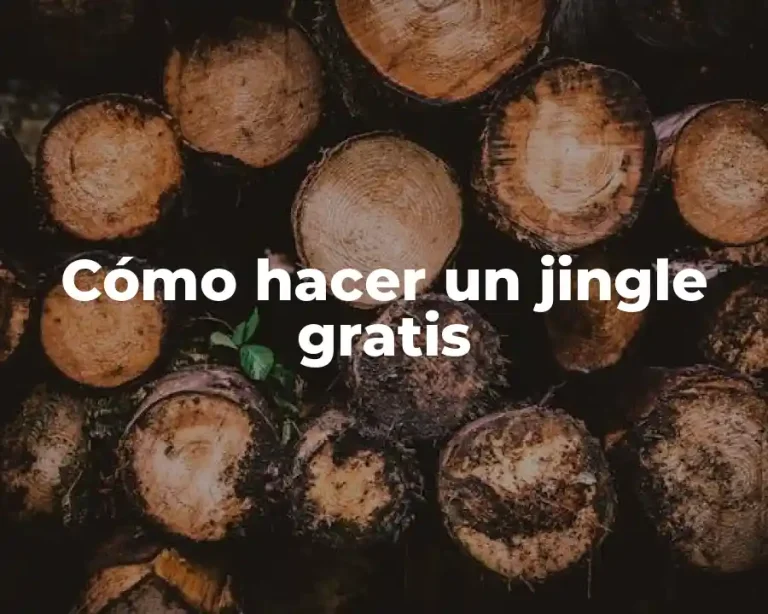 Cómo hacer un jingle gratis
