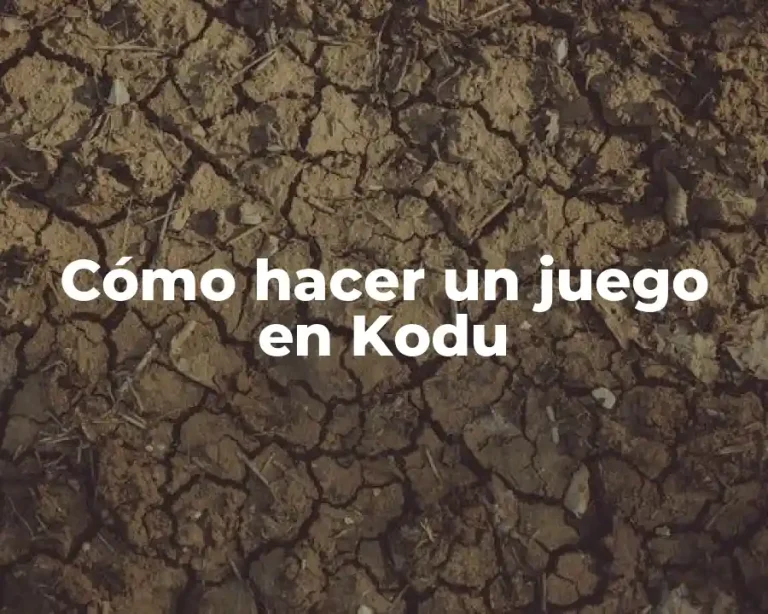 Cómo hacer un juego en Kodu