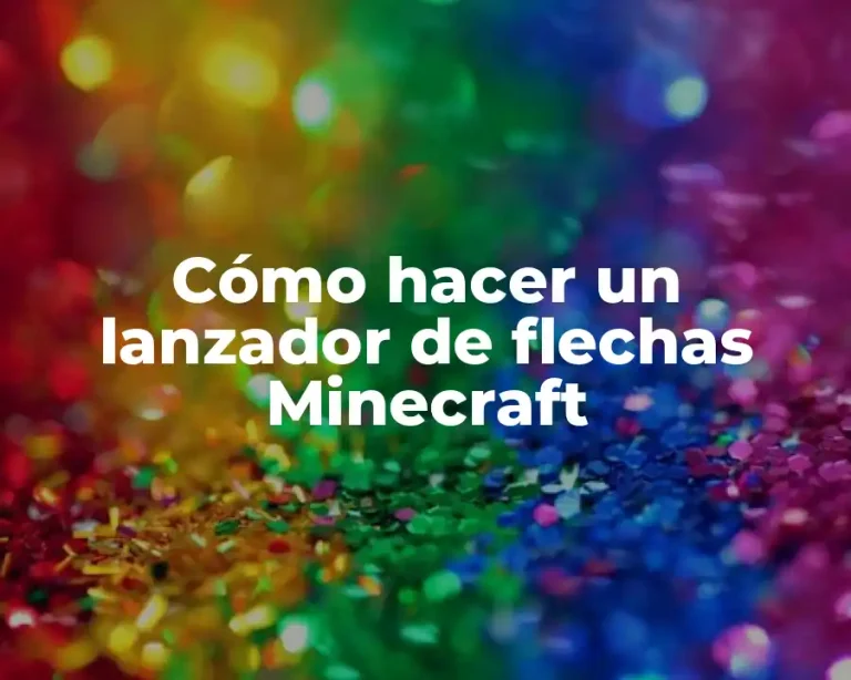 Cómo hacer un lanzador de flechas Minecraft