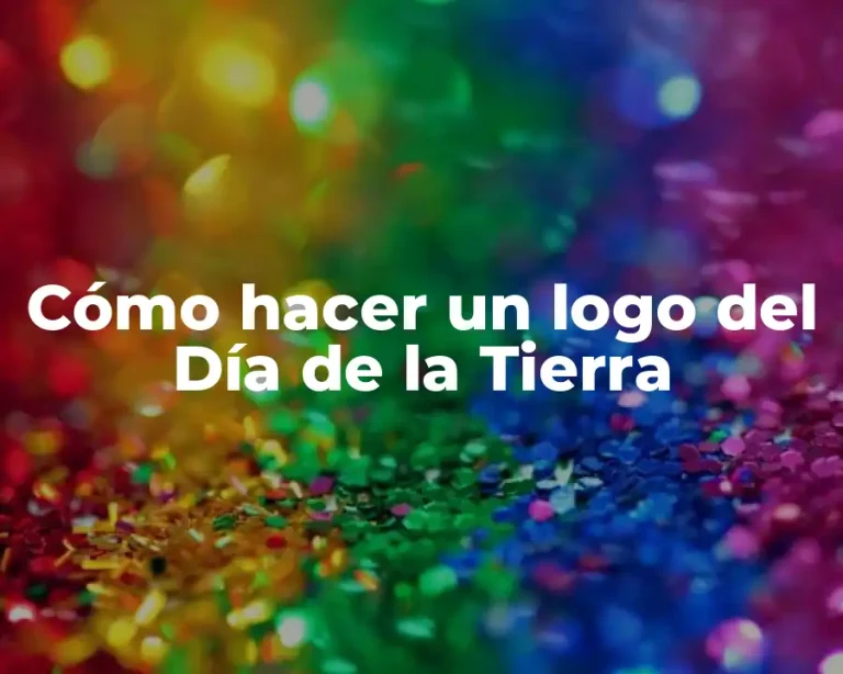 Cómo hacer un logo del Día de la Tierra