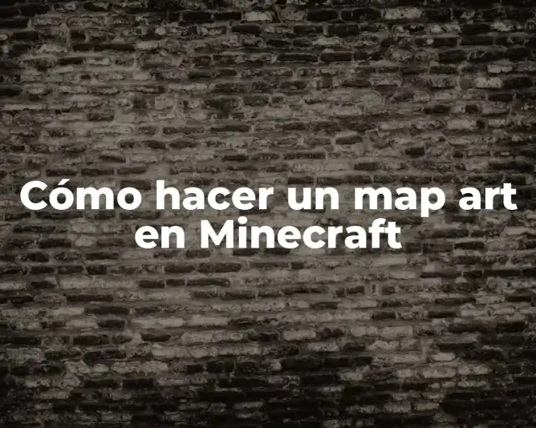 Cómo hacer un map art en Minecraft