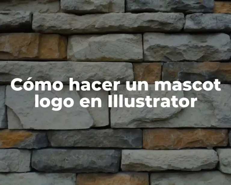 Cómo hacer un mascot logo en Illustrator