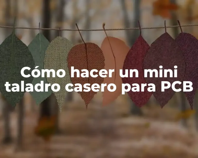 Cómo hacer un mini taladro casero para PCB