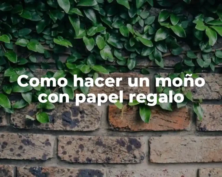 Como hacer un moño con papel regalo