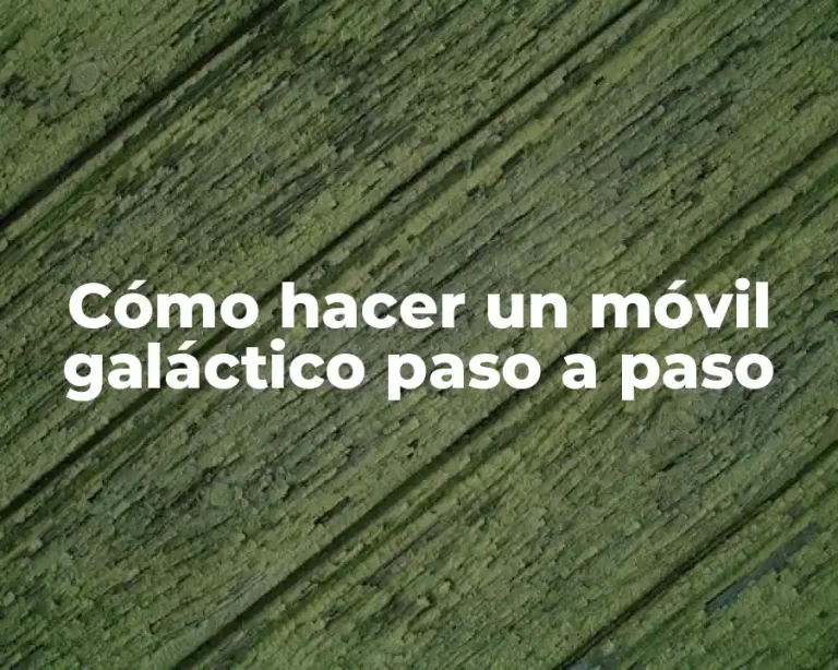 Cómo hacer un móvil galáctico paso a paso