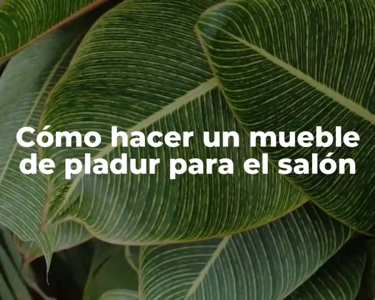 Cómo hacer un mueble de pladur para el salón