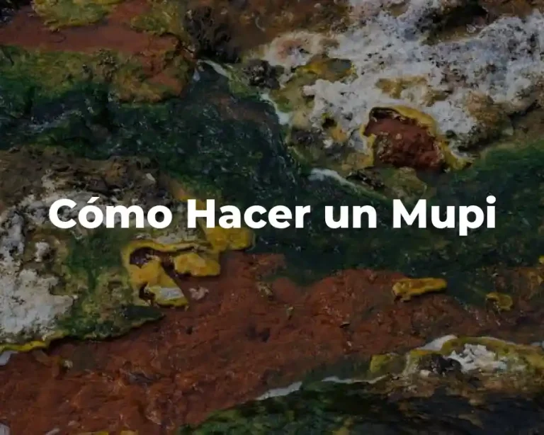 Cómo Hacer un Mupi
