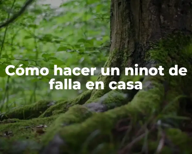 Cómo hacer un ninot de falla en casa