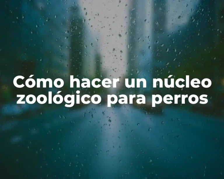 Cómo hacer un núcleo zoológico para perros