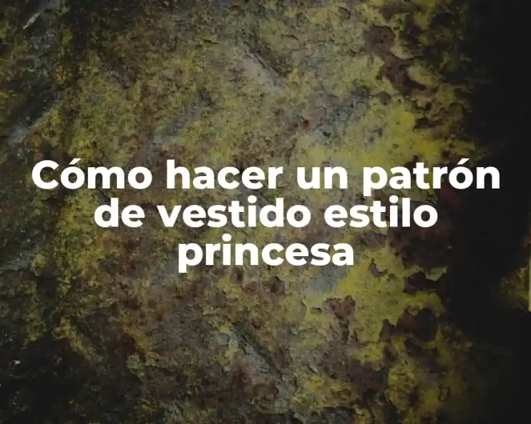 Cómo hacer un patrón de vestido estilo princesa