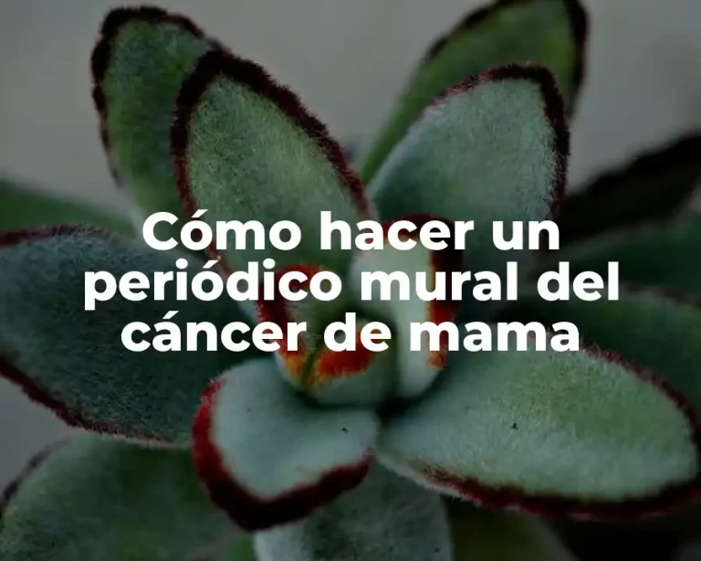 Cómo hacer un periódico mural del cáncer de mama
