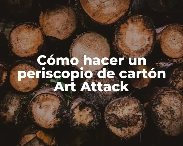 Cómo hacer un periscopio de cartón Art Attack