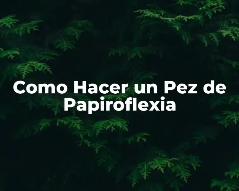 Como Hacer un Pez de Papiroflexia