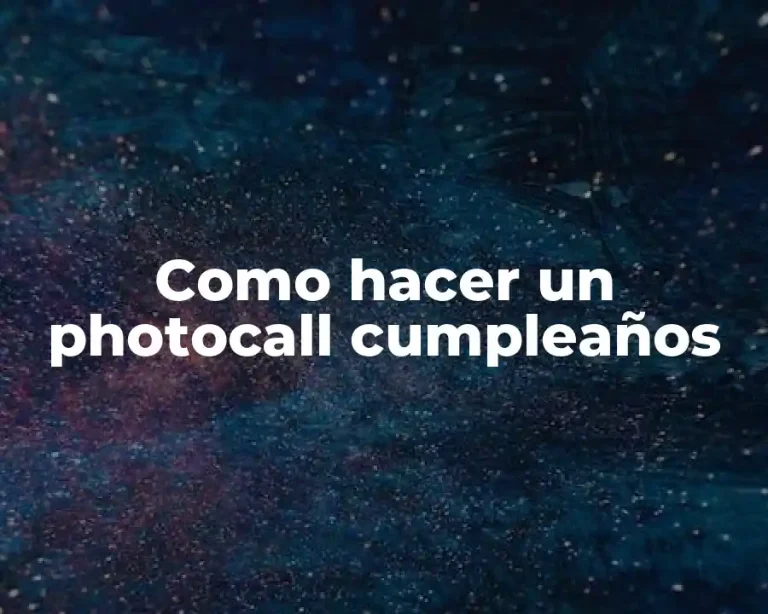 Como hacer un photocall cumpleaños