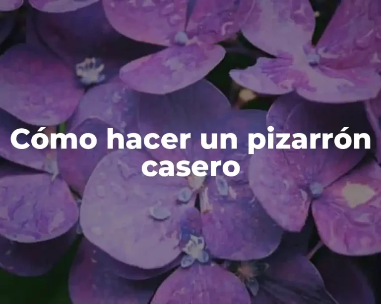 Cómo hacer un pizarrón casero