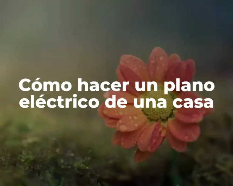 Cómo hacer un plano eléctrico de una casa