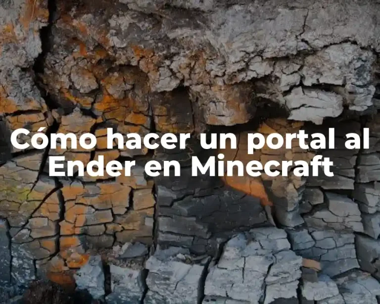 Cómo hacer un portal al Ender en Minecraft