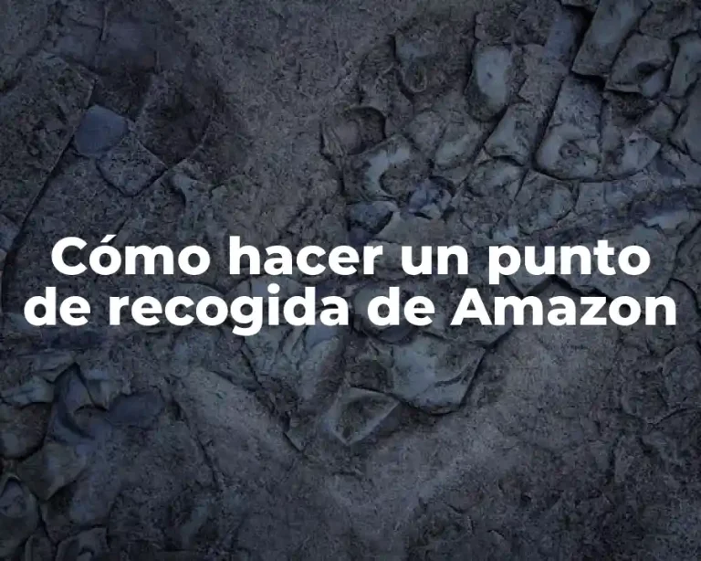 Cómo hacer un punto de recogida de Amazon