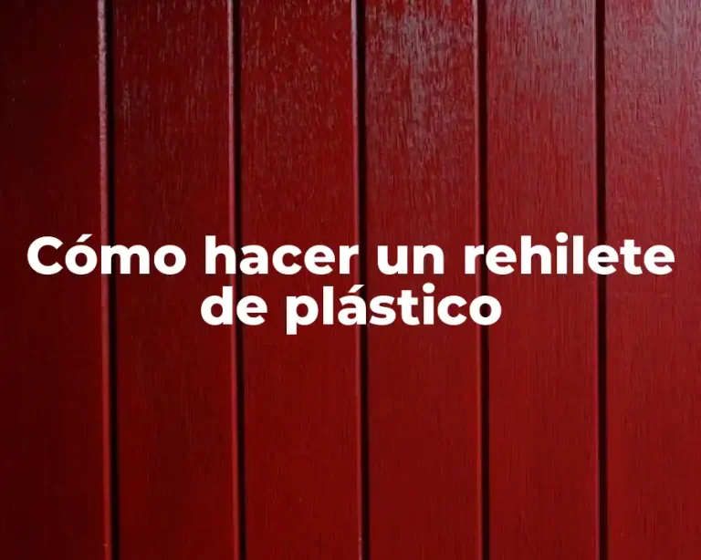 Cómo hacer un rehilete de plástico