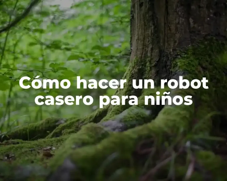 Cómo hacer un robot casero para niños