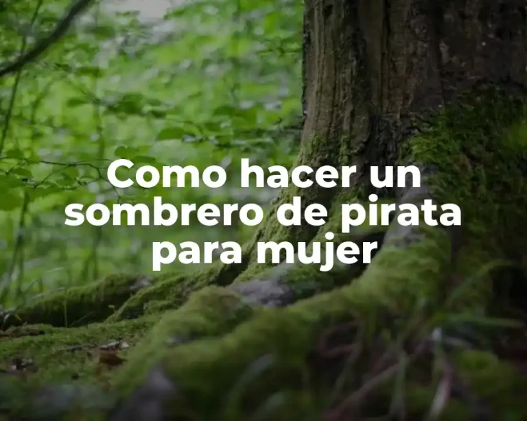 Como hacer un sombrero de pirata para mujer