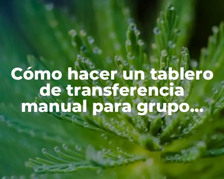 Cómo hacer un tablero de transferencia manual para grupo electrógeno