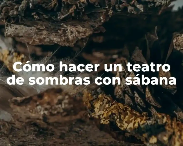 Cómo hacer un teatro de sombras con sábana