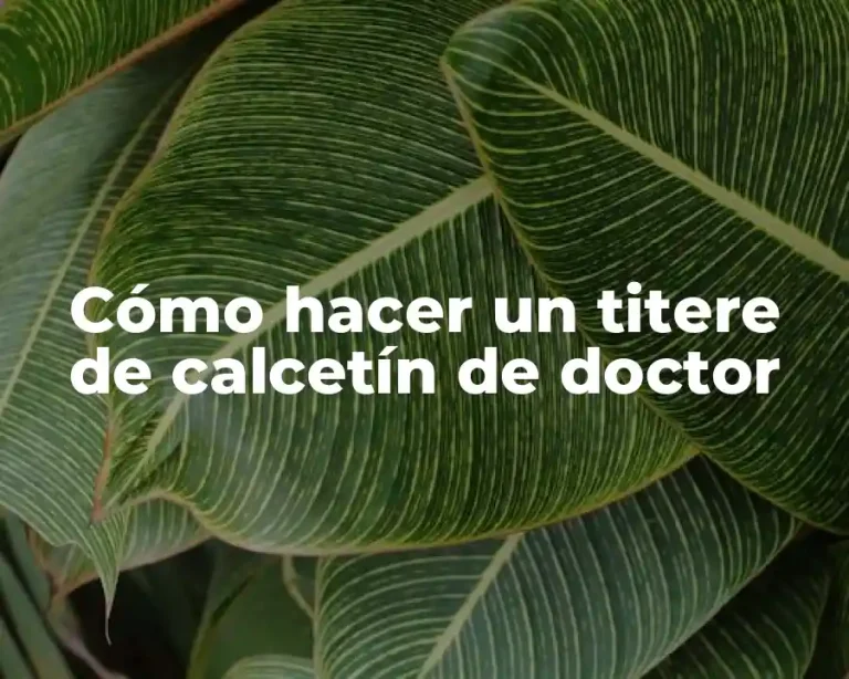 Cómo hacer un titere de calcetín de doctor
