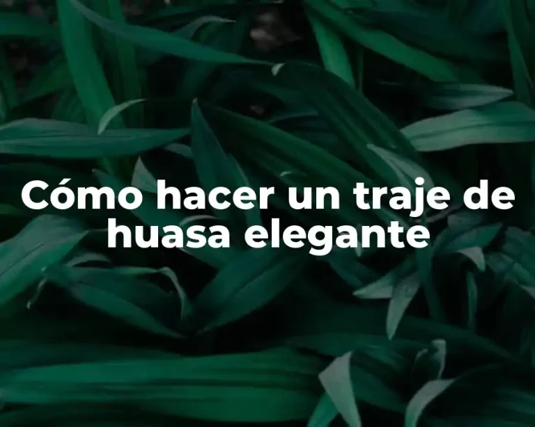 Cómo hacer un traje de huasa elegante