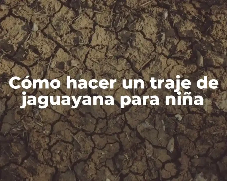 Cómo hacer un traje de jaguayana para niña