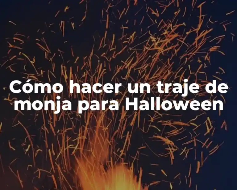 Cómo hacer un traje de monja para Halloween