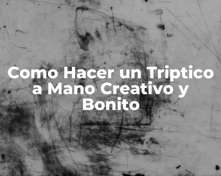 Como Hacer un Triptico a Mano Creativo y Bonito