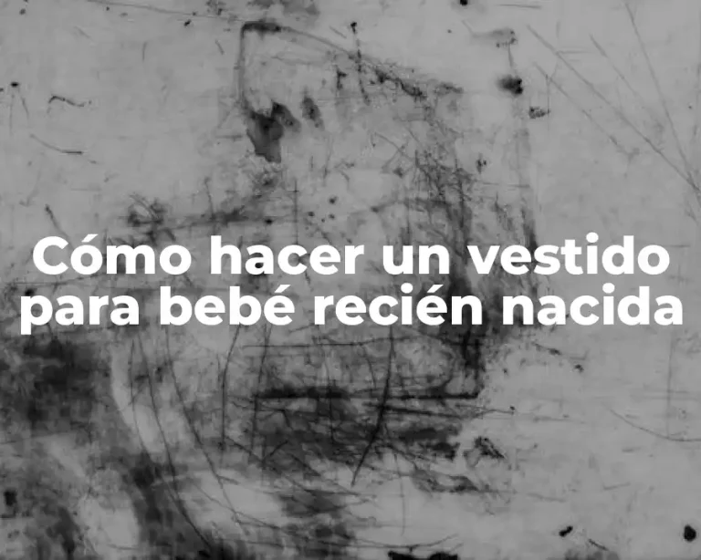 Cómo hacer un vestido para bebé recién nacida