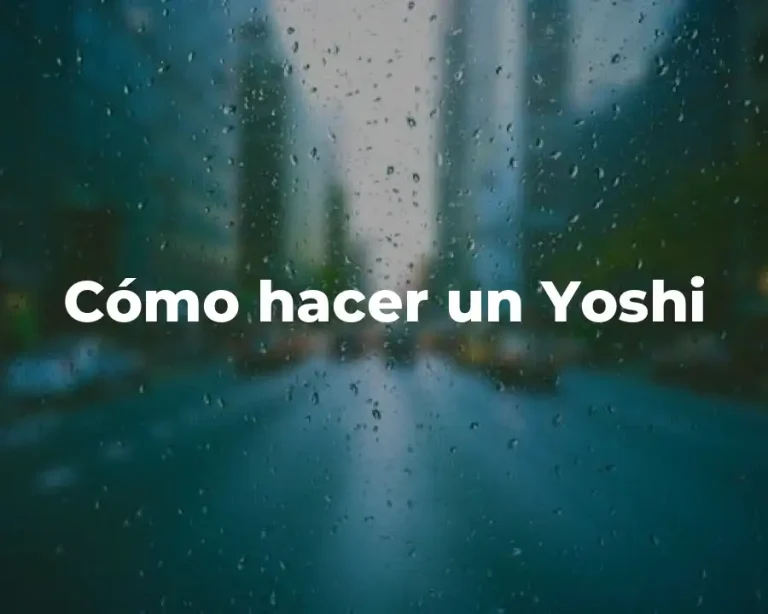 Cómo hacer un Yoshi