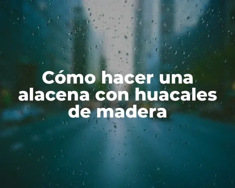 Cómo hacer una alacena con huacales de madera