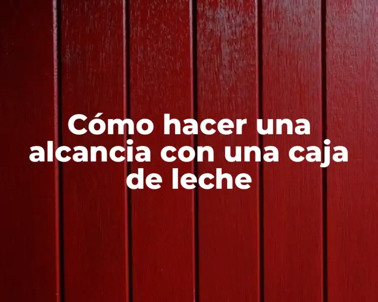 Cómo hacer una alcancia con una caja de leche