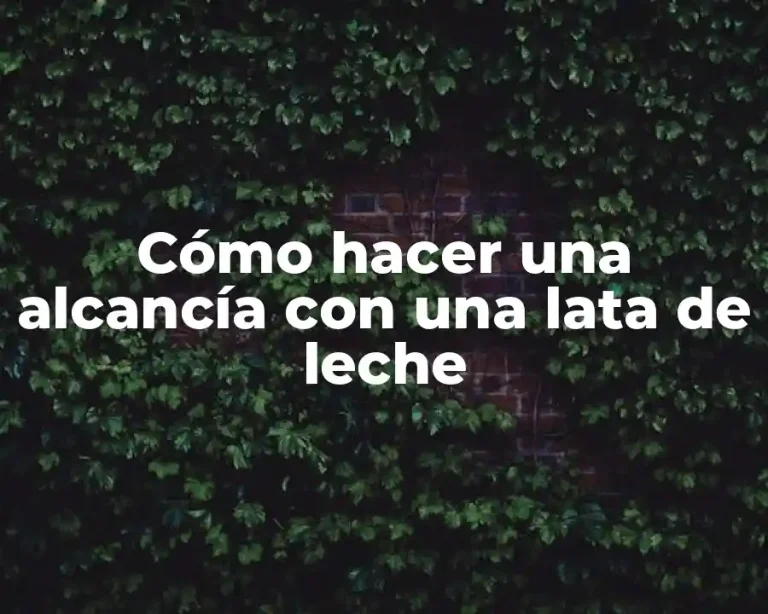 Cómo hacer una alcancía con una lata de leche