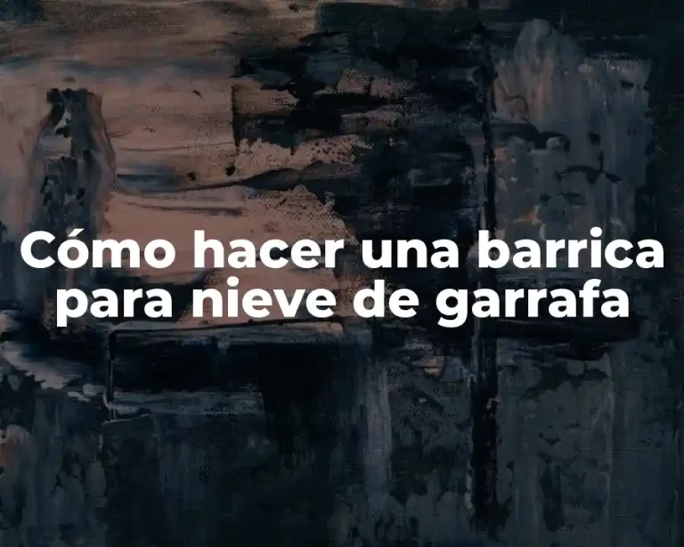 Cómo hacer una barrica para nieve de garrafa