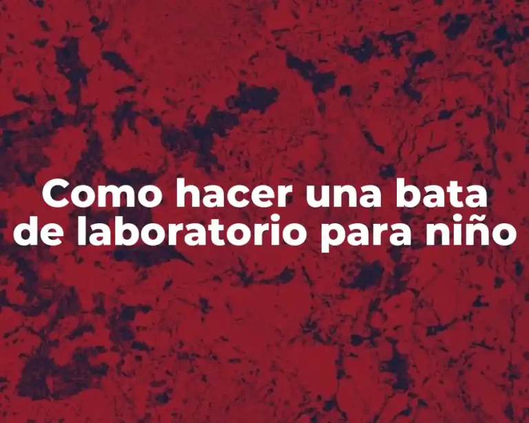 Como hacer una bata de laboratorio para niño