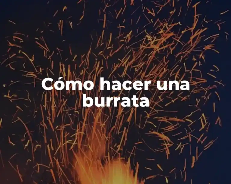 Cómo hacer una burrata