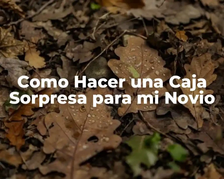 Como Hacer una Caja Sorpresa para mi Novio