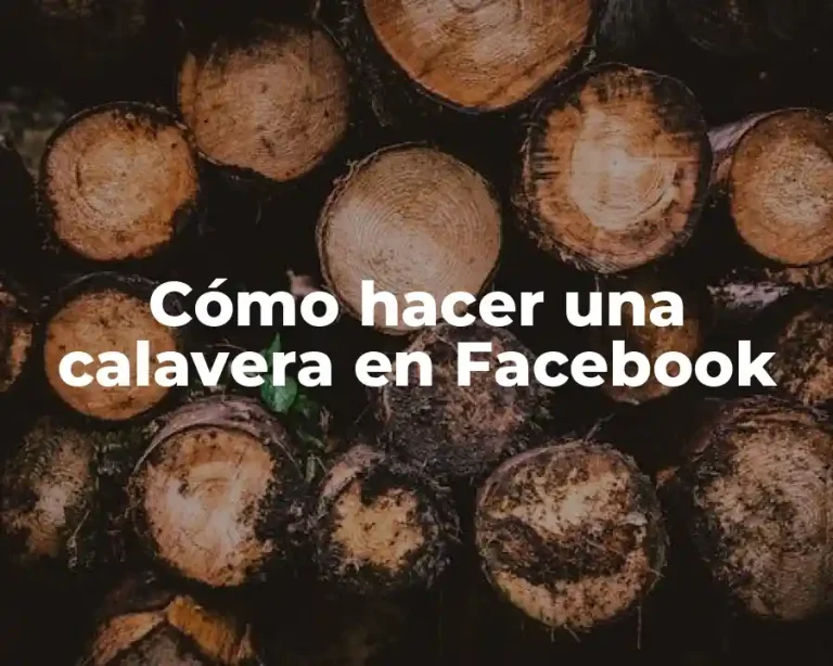 Cómo hacer una calavera en Facebook