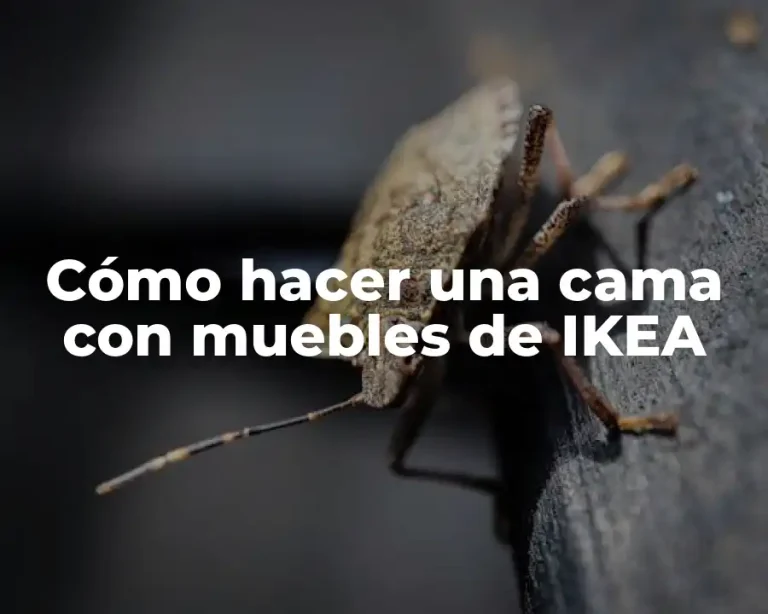 Cómo hacer una cama con muebles de IKEA