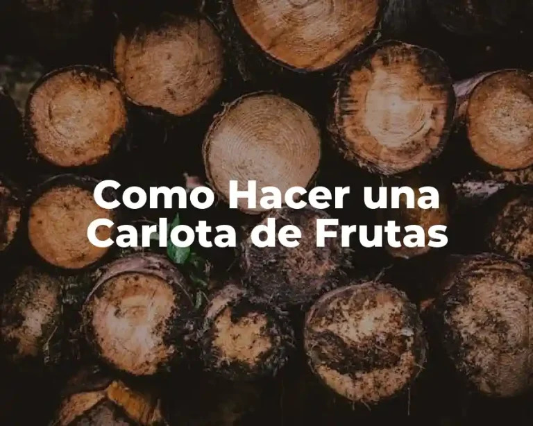 Como Hacer una Carlota de Frutas