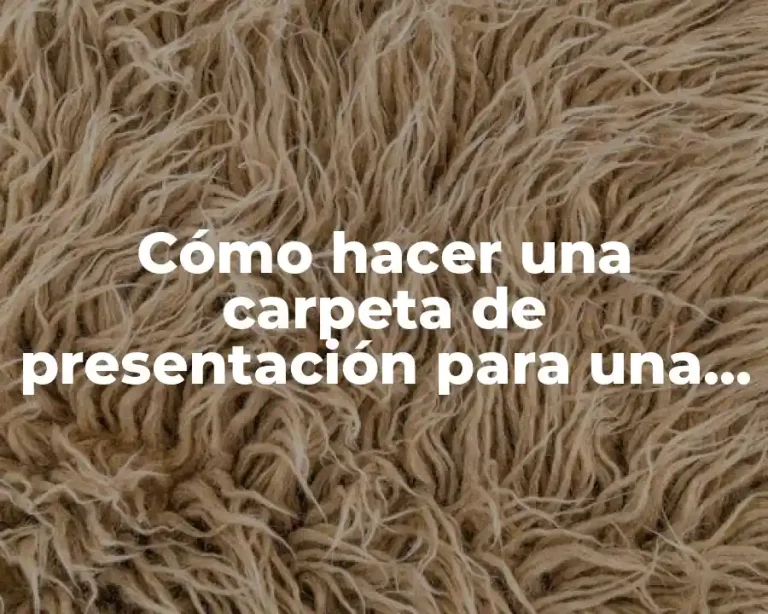 Cómo hacer una carpeta de presentación para una empresa