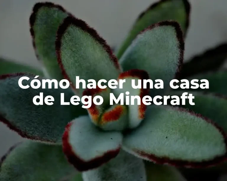 Cómo hacer una casa de Lego Minecraft