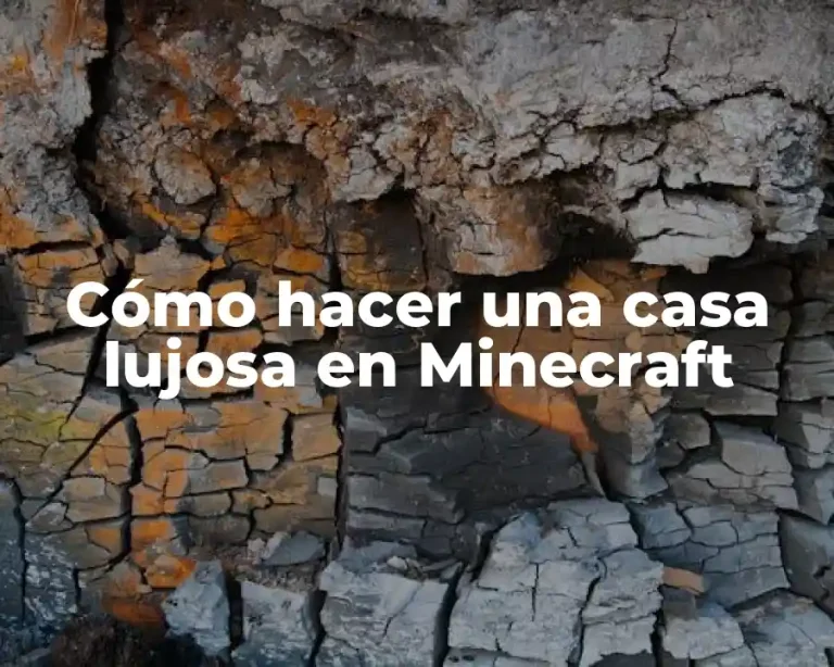 Cómo hacer una casa lujosa en Minecraft