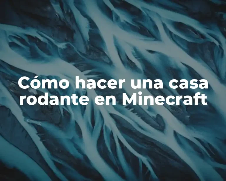 Cómo hacer una casa rodante en Minecraft