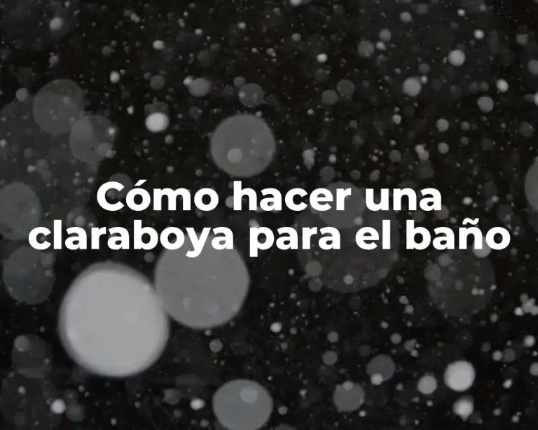 Cómo hacer una claraboya para el baño